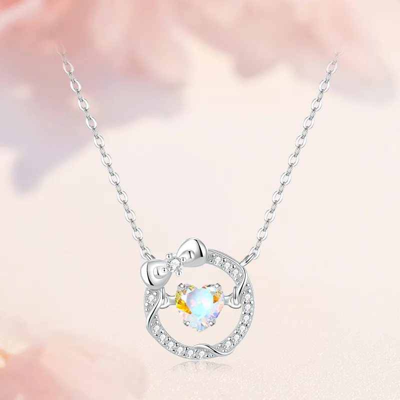 LAOYINFANG 925 Sterling Silver Necklaces Women's-4