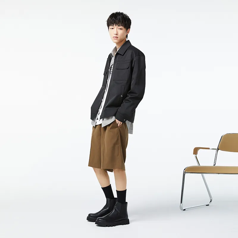 Torso Jackets Men Black-8