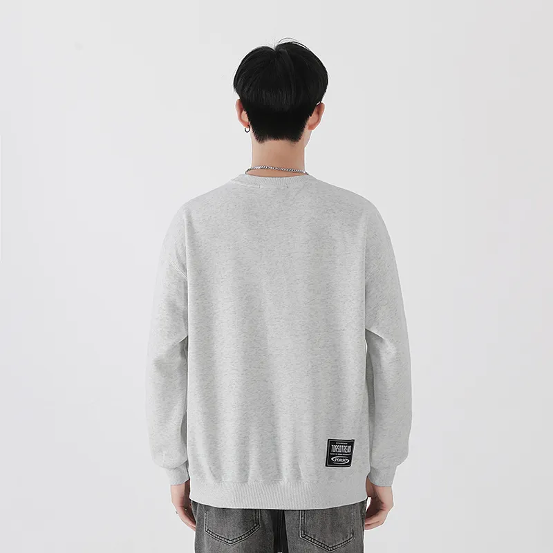 Torso Sweatshirt Unisex Light Gray-5