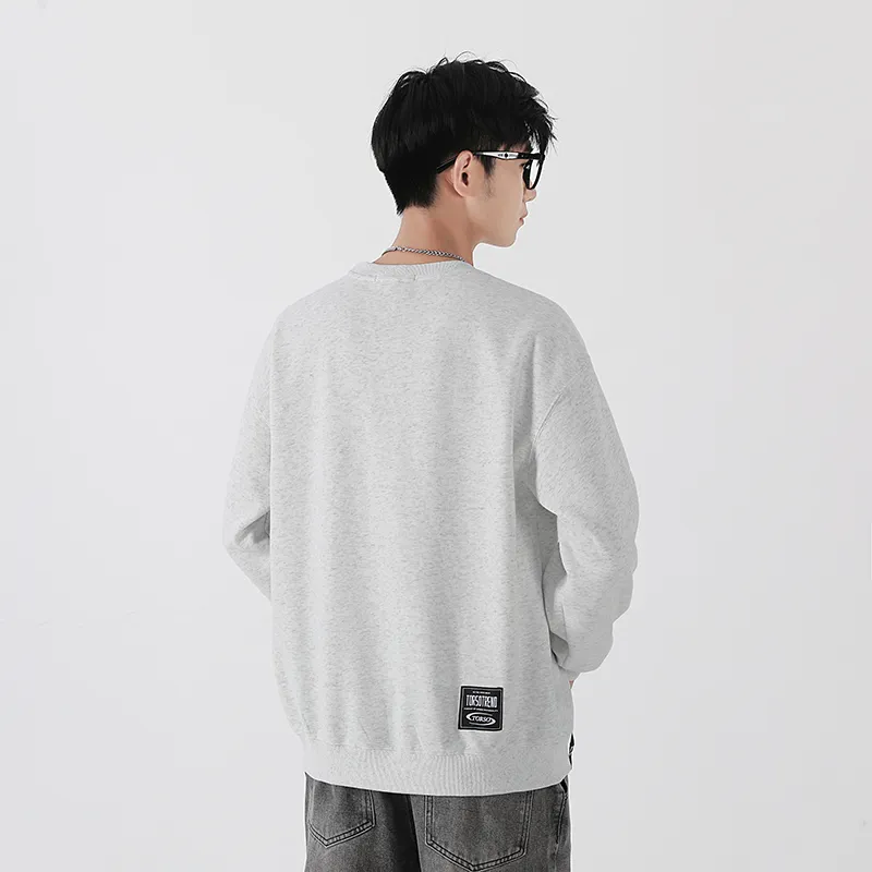 Torso Sweatshirt Unisex Light Gray-6