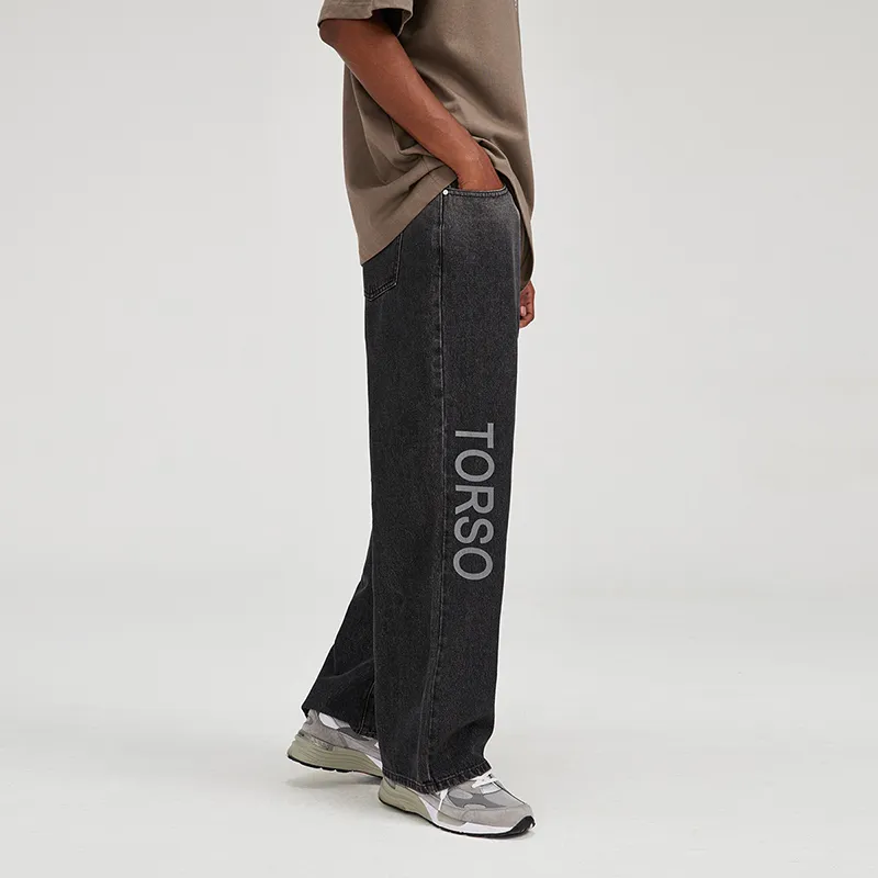 Torso Jeans Unisex Black Gray-3