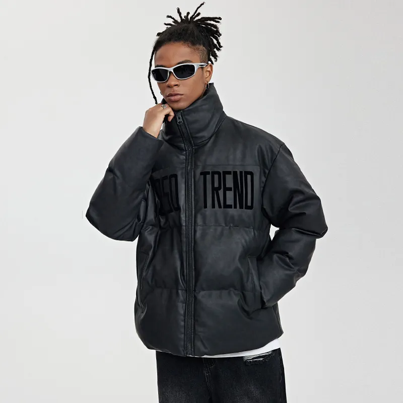 Torso Puffer Jacket Unisex Dark Gray-6