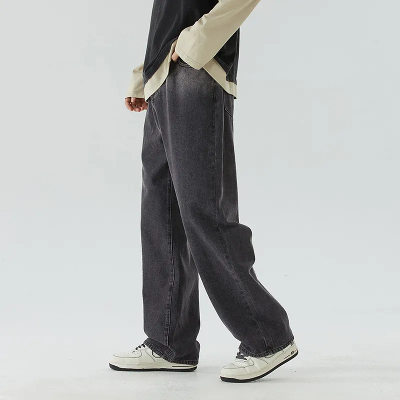Torso Jeans Unisex Black Gray Color-4