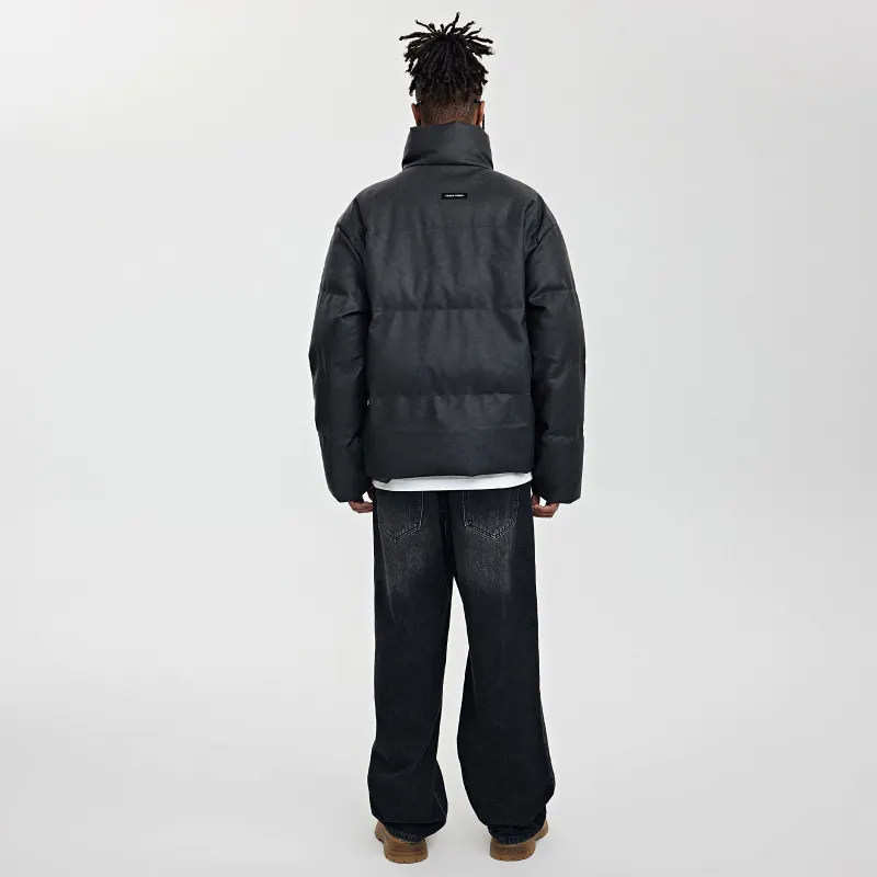Torso Puffer Jacket Unisex Dark Gray-7