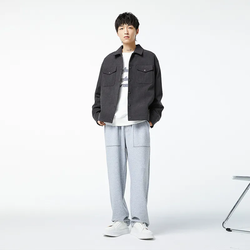 Torso Jackets Men Gray-2