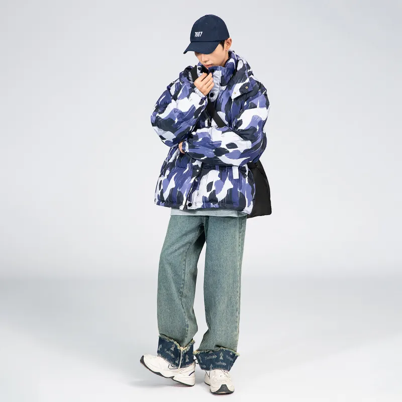 Yvette Puffer Jackets Unisex Light Purple-7