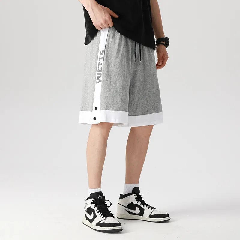 Yvette Casual Shorts Unisex Smoke Gray-6