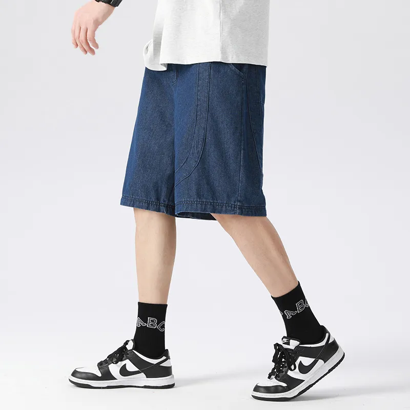 Yvette Denim Shorts Unisex Blue-8