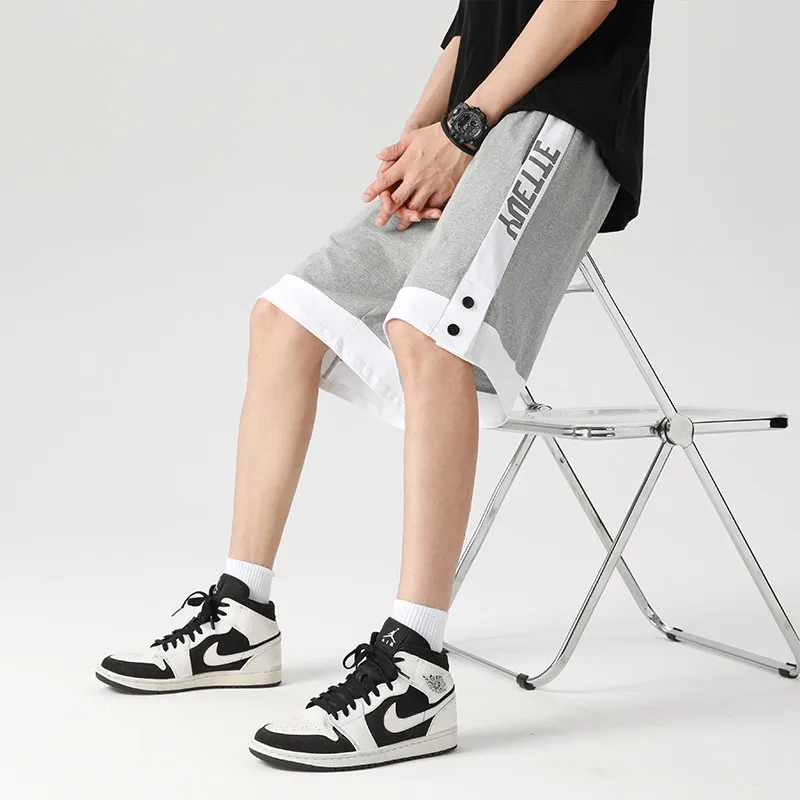Yvette Casual Shorts Unisex Smoke Gray-11