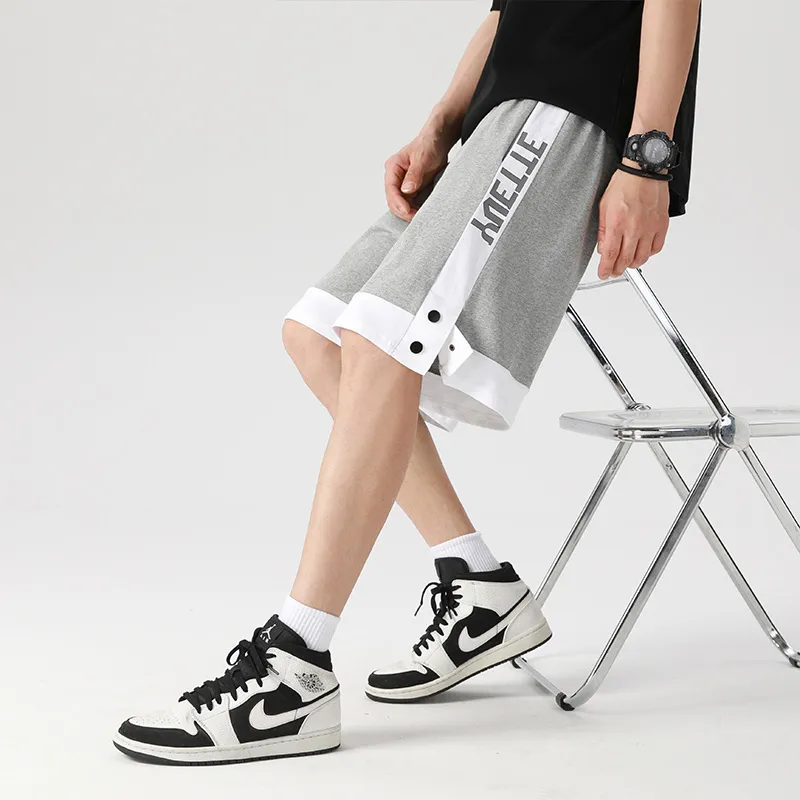 Yvette Casual Shorts Unisex Smoke Gray-9