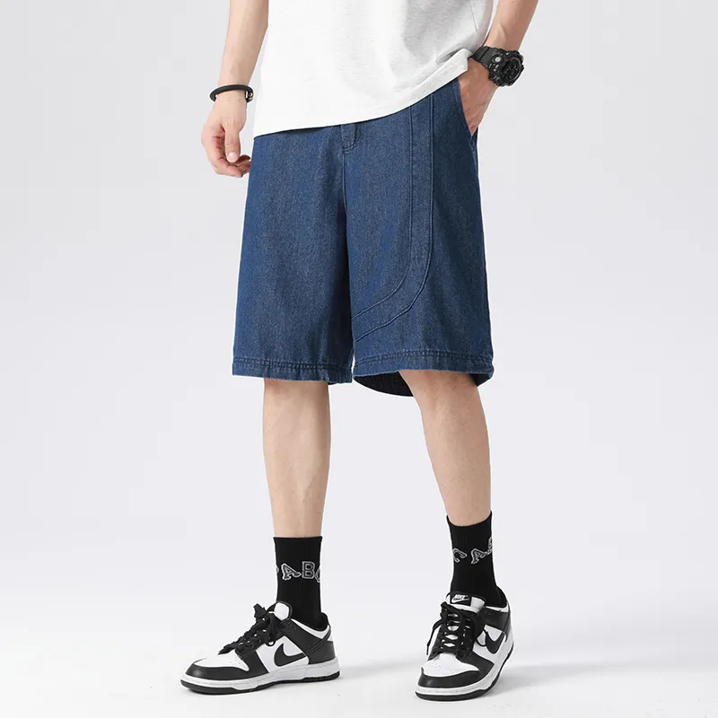 Yvette Denim Shorts Unisex Blue-6