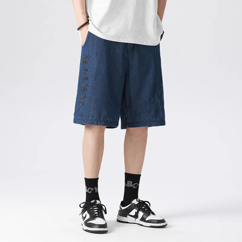 Yvette Denim Shorts Unisex Blue-7