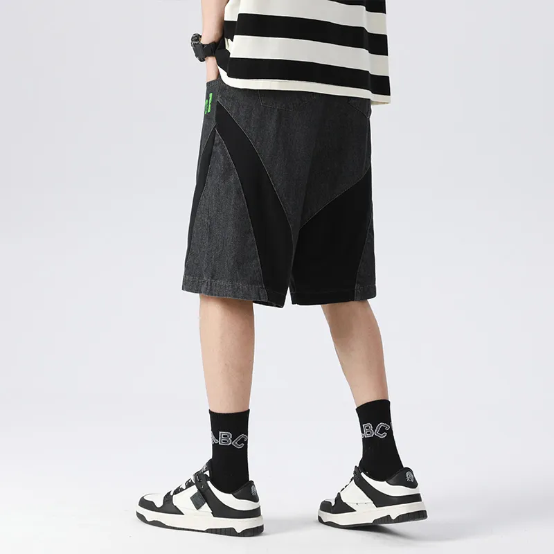 Yvette Denim Shorts Unisex Black-4