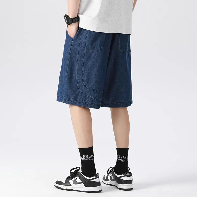 Yvette Denim Shorts Unisex Blue-5