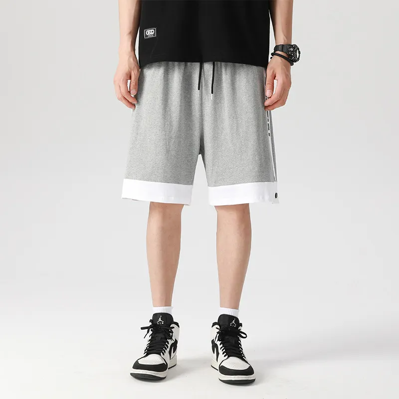 Yvette Casual Shorts Unisex Smoke Gray-4