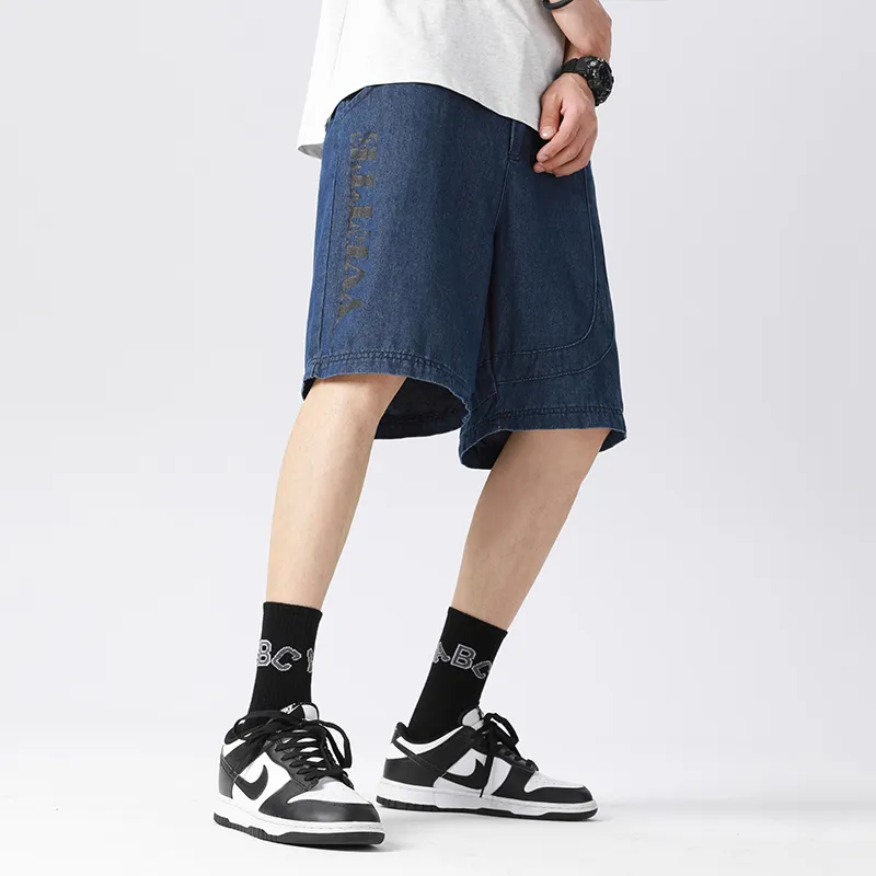 Yvette Denim Shorts Unisex Blue-2