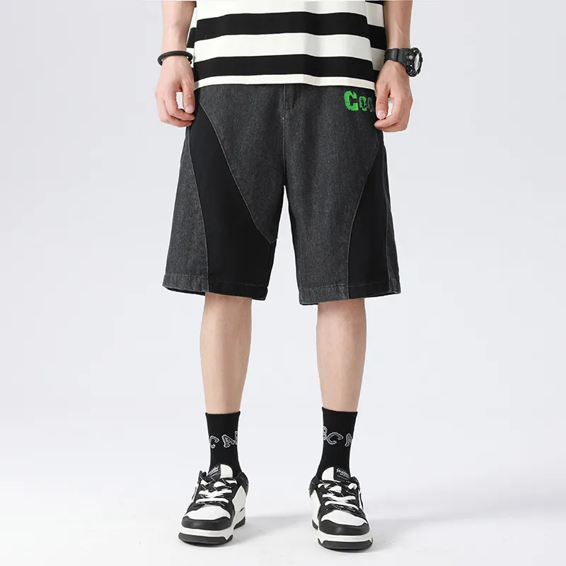 Yvette Denim Shorts Unisex Black-9