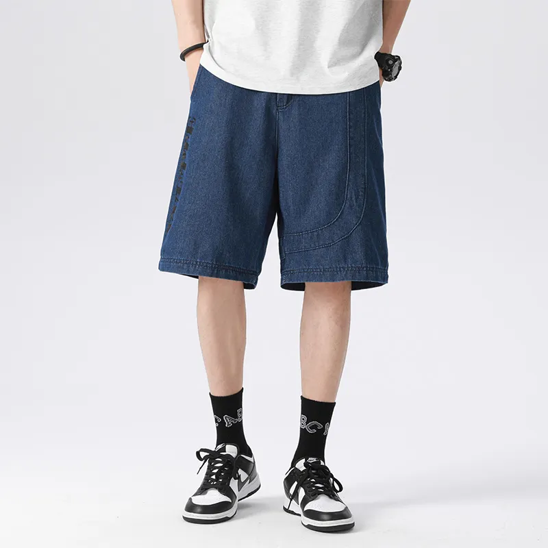Yvette Denim Shorts Unisex Blue-9