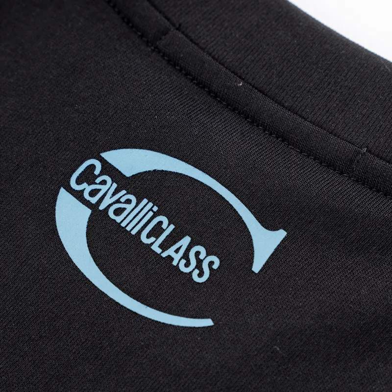 Cavalli Class T Shirts Men Black-4