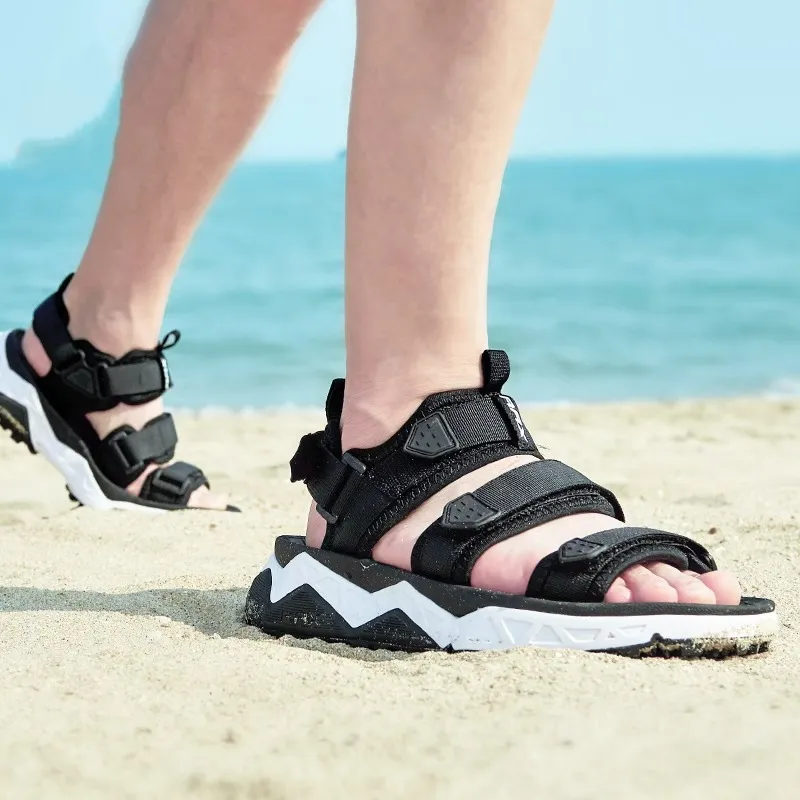 RAX Beach Sandals Men Black-5