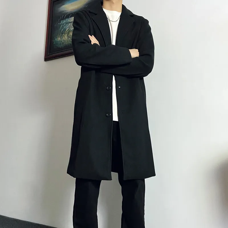 HELIPORT Trench Coat Unisex Black-3