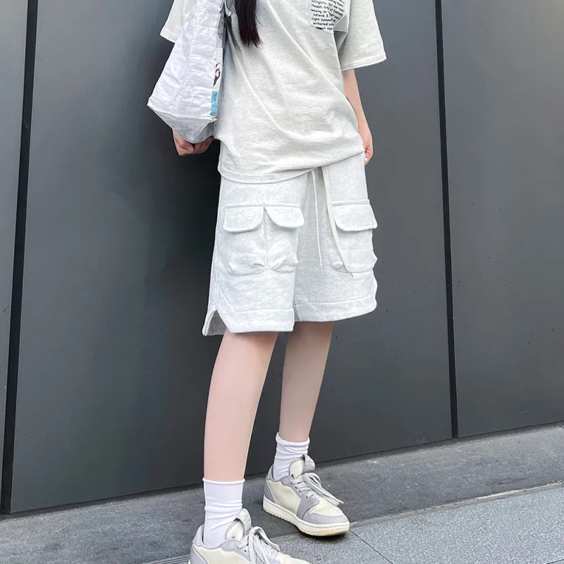 HELIPORT Casual Shorts Unisex Gray-7