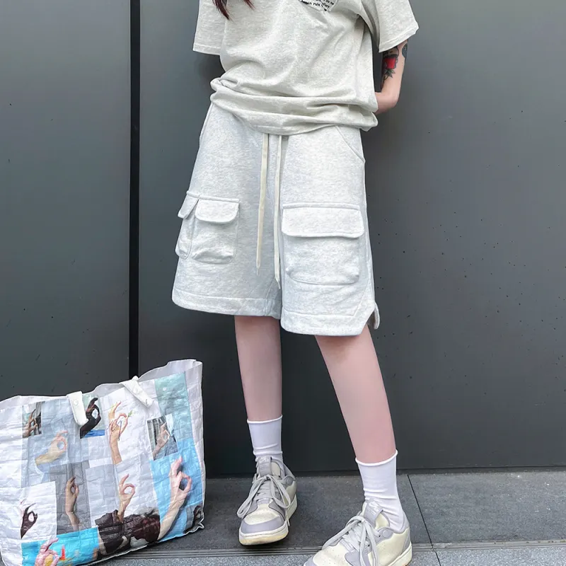 HELIPORT Casual Shorts Unisex Gray-8