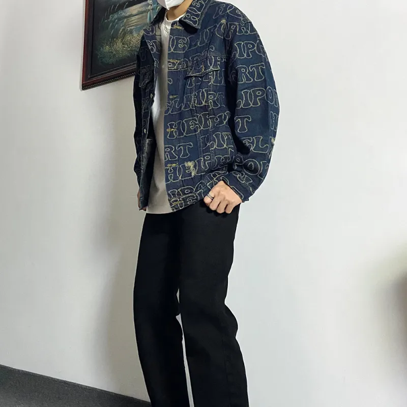 HELIPORT Denim Jacket Unisex Dark Blue-5