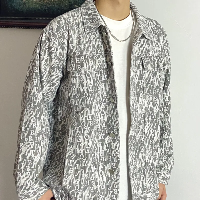 HELIPORT Denim Jacket Unisex White-5