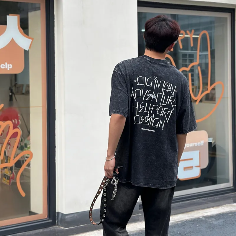 HELIPORT T Shirt Unisex Washed Black-4