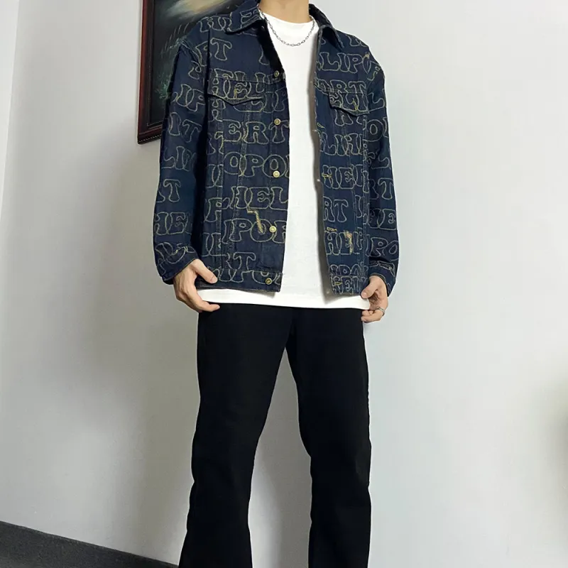 HELIPORT Denim Jacket Unisex Dark Blue-2