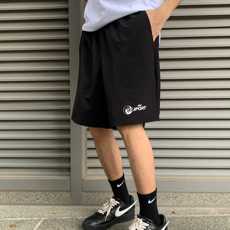 HELIPORT Casual Shorts Unisex Black-7
