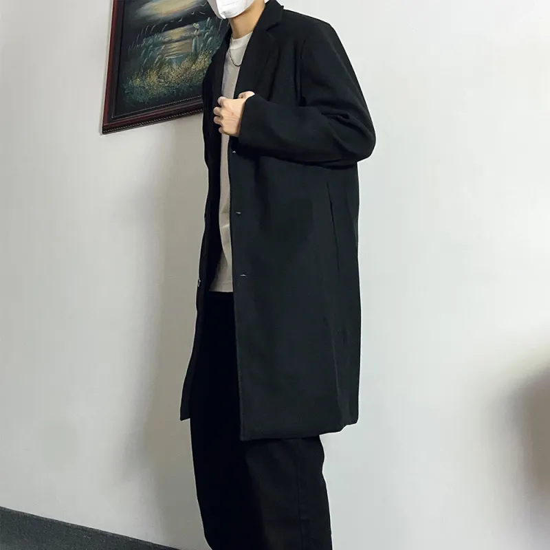 HELIPORT Trench Coat Unisex Black-5