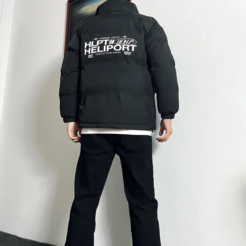 HELIPORT Puffer Jacket Unisex Black-3