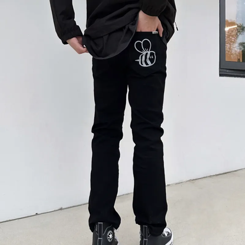 HELIPORT Jeans Spring And Autumn Unisex Black-2