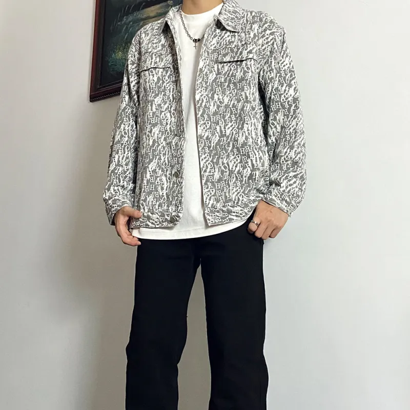 HELIPORT Denim Jacket Unisex White-3