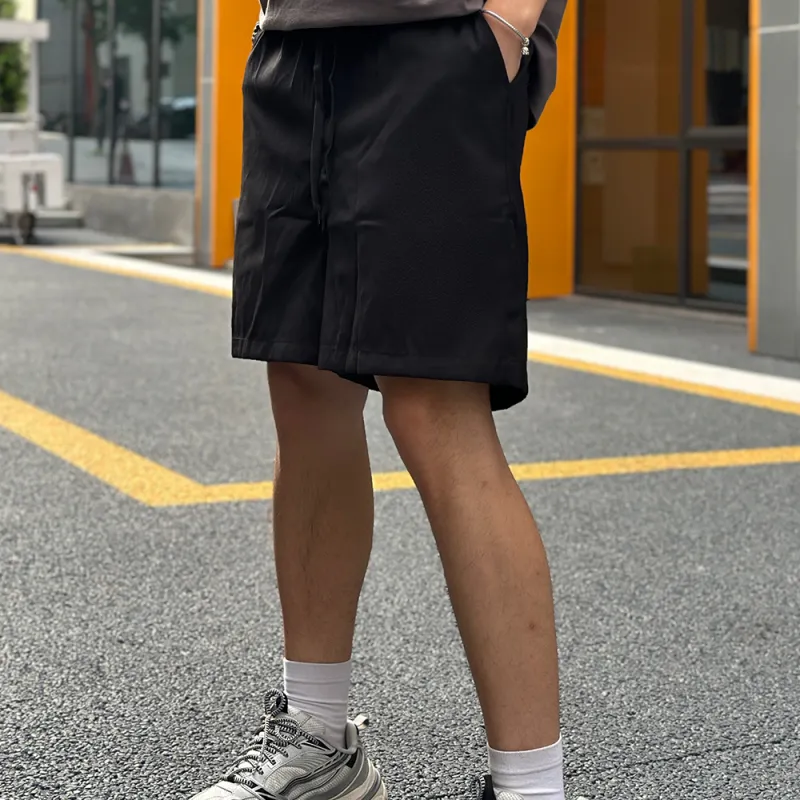 HELIPORT Casual Shorts Unisex Black-9