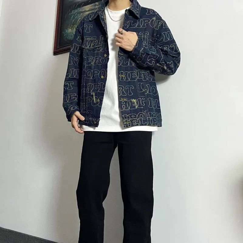 HELIPORT Denim Jacket Unisex Dark Blue-7