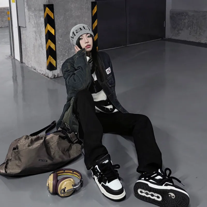 HELIPORT Jeans Spring And Autumn Unisex-3