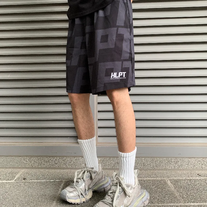 HELIPORT Casual Shorts Unisex Black-5
