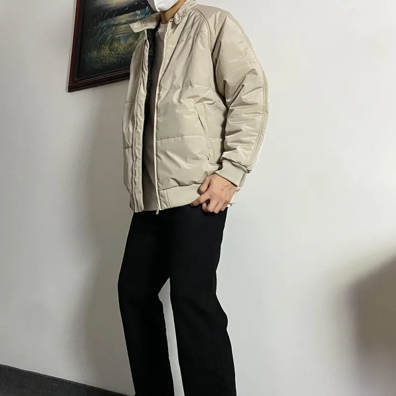 HELIPORT Puffer Jacket Unisex Light Beige-3