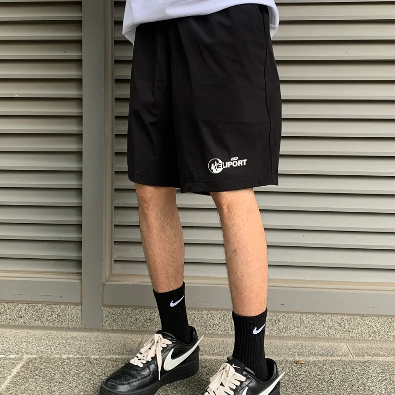 HELIPORT Casual Shorts Unisex Black-6