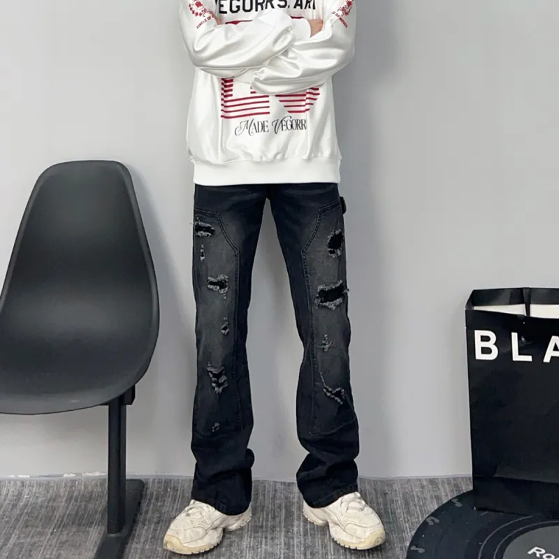HELIPORT Jeans Unisex Black-8
