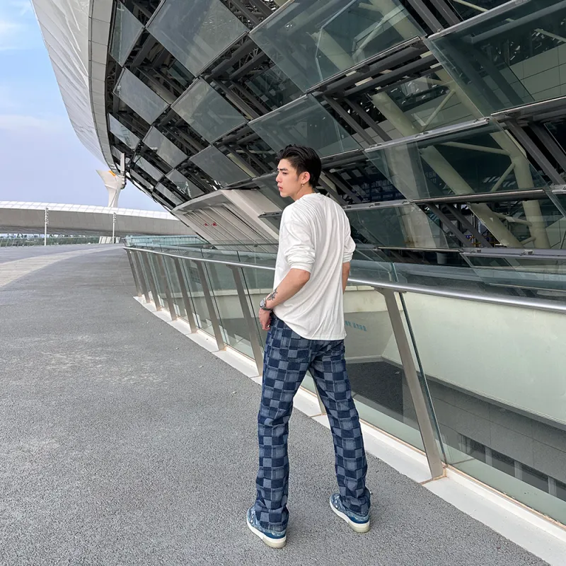 HELIPORT Jeans Unisex Blue-6