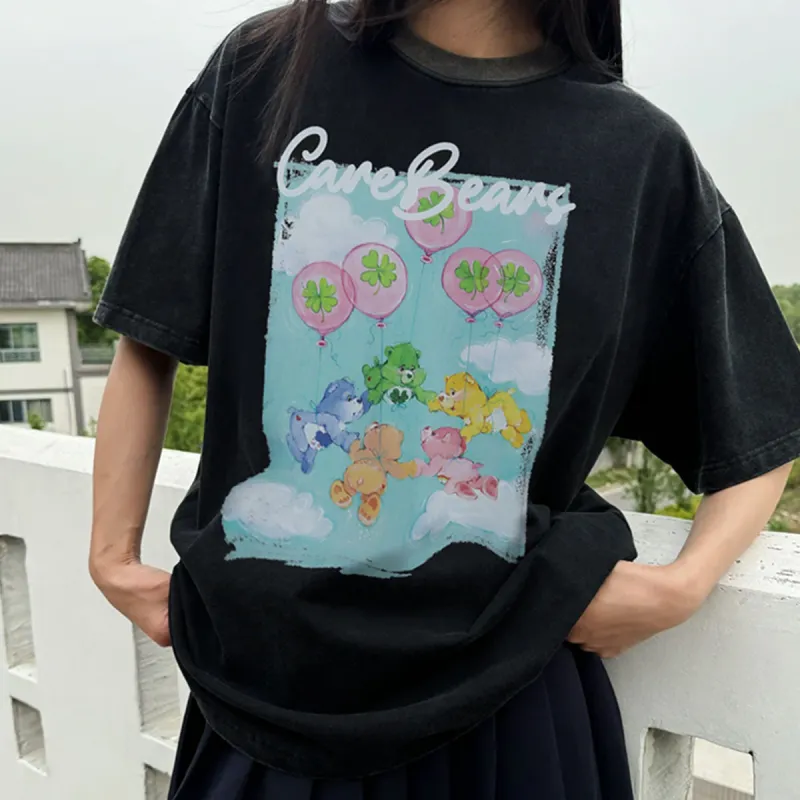 Carebears X HELIPORT T Shirts Unisex Black-4