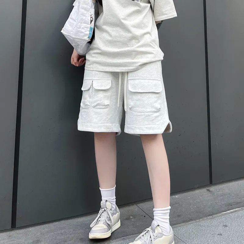 HELIPORT Casual Shorts Unisex Gray-3