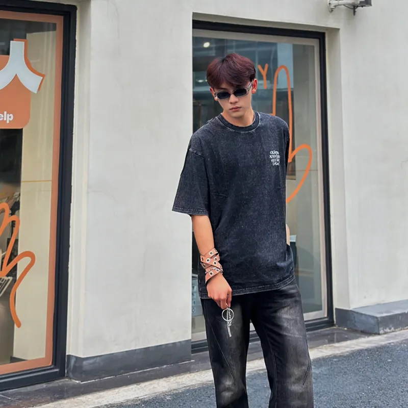 HELIPORT T Shirt Unisex Washed Black-6
