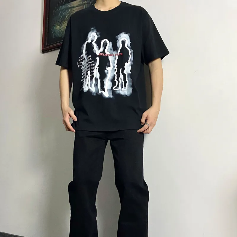HELIPORT Short Sleeved T Shirts Unisex-5