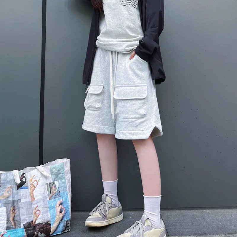 HELIPORT Casual Shorts Unisex Gray-4
