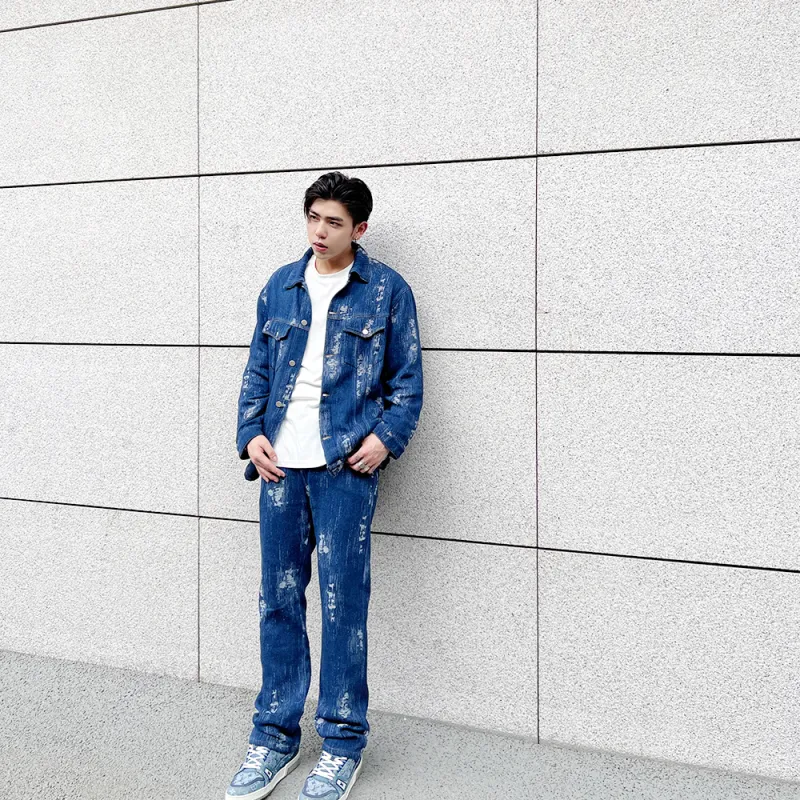 HELIPORT Jeans Spring And Autumn Unisex-4